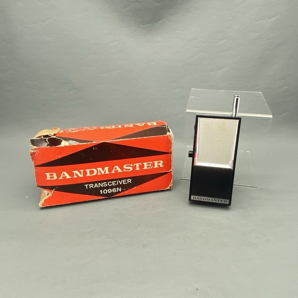 Vintage Bandmaster Transceiver 1096N Walkie Talkie Radio Japan Incomplete W/ Box